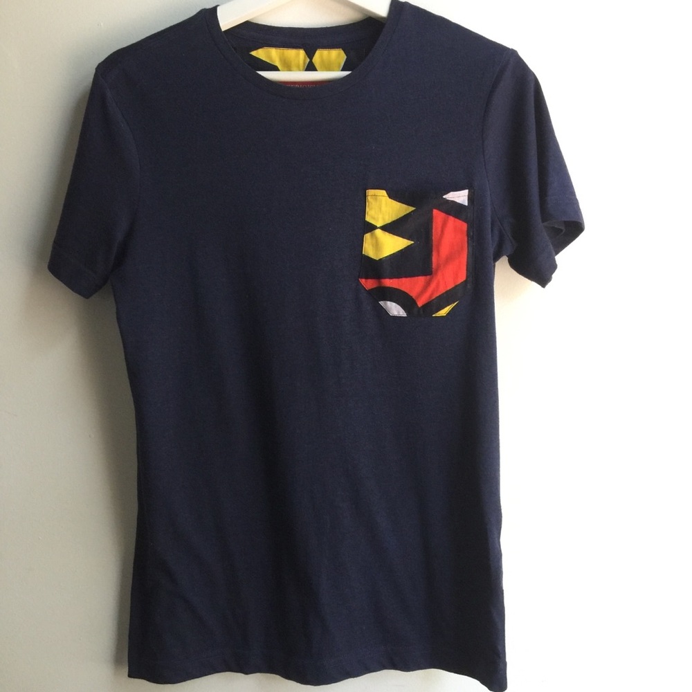 Beriqisu Ghana Blue Top -NYC Exclusive in XS